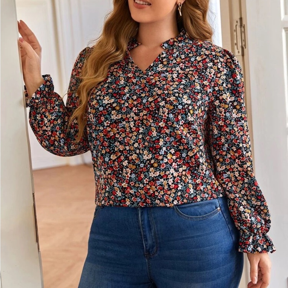 Floral Long Sleeve Blouse